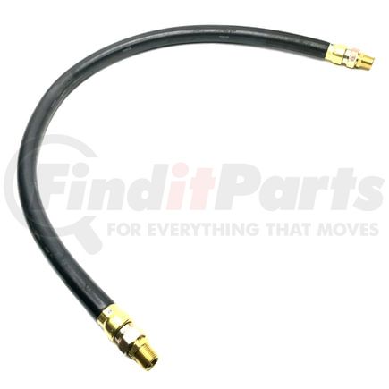 21381 by TECTRAN - 1/2" Air Brake Chamber Hose, 34 in. Long, 3/8" Dual Swivel End Fittings