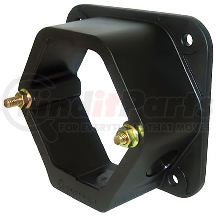 38426 by TECTRAN - Trailer Nosebox Assembly - 2.5 in. Deep Style, Poly, with Rear Mounting Gasket