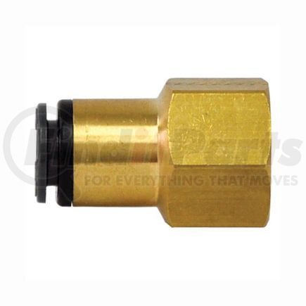 QL1366-4B by TECTRAN - DOT Female Push-Lock Composite Connector Fitting, 1/4 in. Tube Size, 1/4 in. Pipe Thread