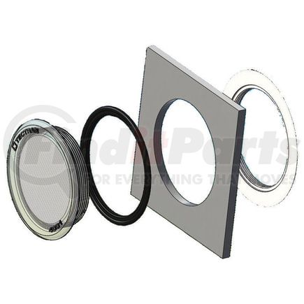 4001 by TECTRAN - Trailer Skylight - 4 inches, Ambient Light