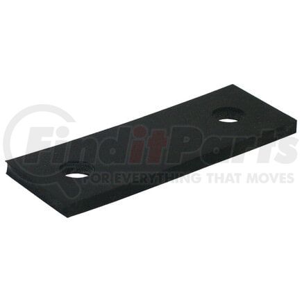 11014 by TECTRAN - Air Brake Air Tank Vibration Isolator Mounting - Black, with 2 Mounting Holes