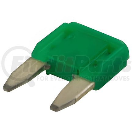 41184 by TECTRAN - Multi-Purpose Fuse - Mini Fast Acting Blade, Green, Rated for 32 VDC