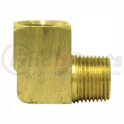 115F-E by TECTRAN - Air Brake Air Line Tee - Brass, 3/4 in. Pipe Thread, Forged, 90 deg. Street