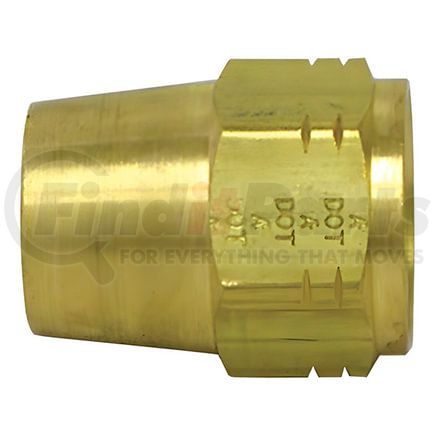 86009 by TECTRAN - Air Brake Air Line Nut - Brass, 3/8 inches Tube Size