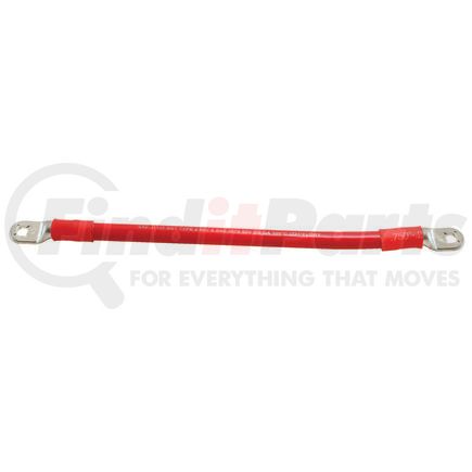 C2/0TSX8R by TECTRAN - Battery Cable - 8 inches, 2/0 Gauge, Red, Top Stud to Top Stud