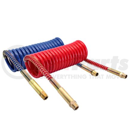 17B20-40H by TECTRAN - Vortecx Red and Blue Armorcoil Set with Brass Handles, 20 ft., 40" x 12" Leads