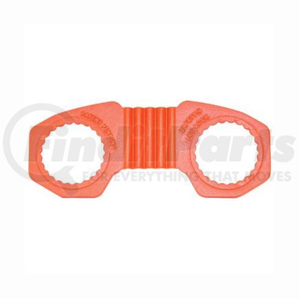 Tectran WZ33L Wheel Lug Pattern Tool Zafety Lug Lock Wheel Nut Indicator, 4 1/8 in., Orange, 1.300 in.