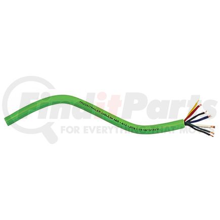 742208VT by TECTRAN - Gauge Cable - 50 ft., Light Green, 4/12-2/10-1/8 Gauge, V-Line ABS, Articflex
