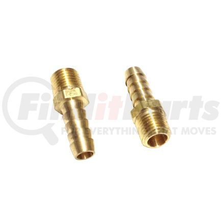 89016 by TECTRAN - Air Brake Fitting - Hose Barb to Male Pipe, Brass, 3/8" x 1/4"