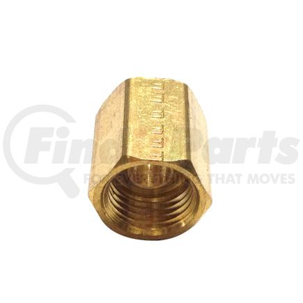 89074 by TECTRAN - Inverted Flare Fitting - Brass, Union, 5/16 inches Tube Size