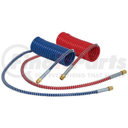 16220-72R by TECTRAN - Industry Grade Red Aircoil, 20 ft., 72" x 12" Leads, with Brass LIFESwivel Fittings