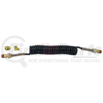 K180-72 by TECTRAN - Fifth Wheel Trailer Hitch Air Line - 23 in. Long, with Spring and Fittings