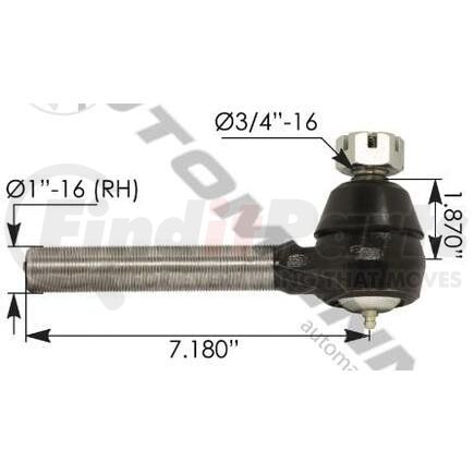 462.ES3283R by AUTOMANN - Tie Rod End