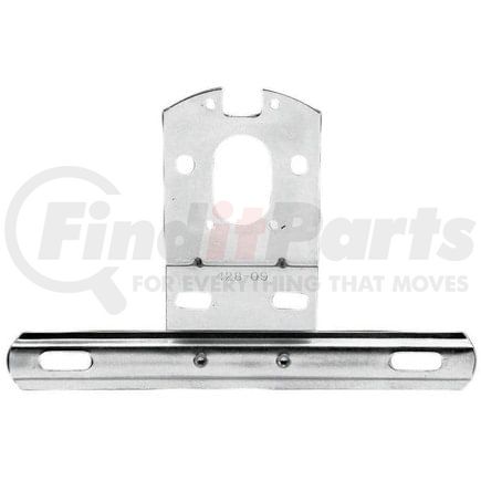 B428-09 by PETERSON LIGHTING - License Bracket, Universal, Oblong, Steel, 8.50"X2.75", bulk pack