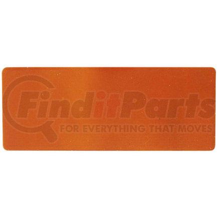 B491A by PETERSON LIGHTING - 4.31" x 1.69" Polymer Spitfire Reflector, Amber, w/ Pressure Sensitive Adhesive, Bulk Pack