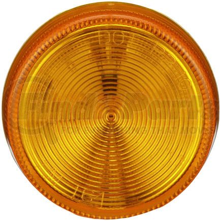 M164A by PETERSON LIGHTING - 2" Round 3-LED Clearance/Marker Light, Amber Lens, PL10, Bulk Pack