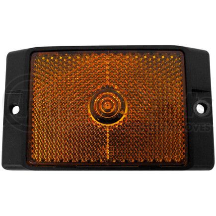 M215A by PETERSON LIGHTING - 3.94" x 1.13" Rectangular Single Diode LED Clearance/Marker Light, Amber Lens, Bulk Pack