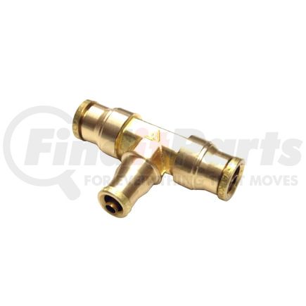 85498 by TECTRAN - Air Brake Air Line Union - Brass, 3/8 in. Tube Size, Push-Lock