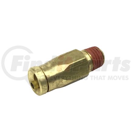 87125 by TECTRAN - Male Push-Lock Brass Connector Fitting for Nylon Tubing, 3/16" Tube Size, 1/16" Pipe Thread