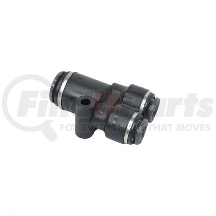 87638 by TECTRAN - Push-On Hose Fitting - 1/4 in. Tube A, 3/8 in. Tube B, Y-Union, Composite