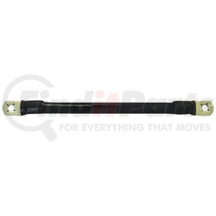 C2/0TSX12 by TECTRAN - Battery Cable - 12 inches, 2/0 Gauge, Black, Top Stud to Top Stud