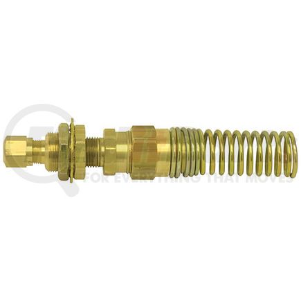 84043 by TECTRAN - Air Brake Air Line Fitting - 3/8 in. Tube O.D, 3/8 in. Hose I.D, 7/8 in. Mounting Hole