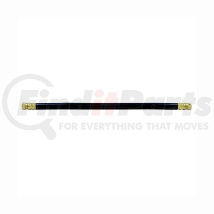 Tectran 16145SW18 Air Brake Hose 18 in. Air Brake Hose, 3/8" Hose ID, Dual 3/8" 45-Deg Swivel Ends, 225 psi