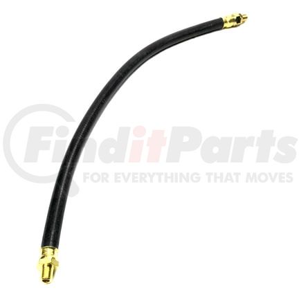 21055 by TECTRAN - 26" Single Swivel End Air Brake Hose Assembly, 3/8 in. Hose ID, 1/4" Ends