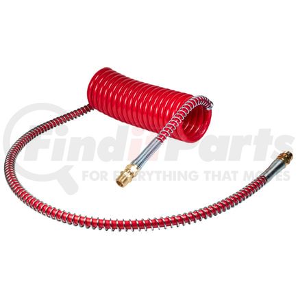 16T15-40R by TECTRAN - Red Emergency Aircoil with Composite Fittings, 15 ft. Long, with 48 in. x 12 in. Leads