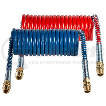 17T12 by TECTRAN - Red and Blue Aircoil Set with Composite Fittings, 12 ft. Long, 6" x 6" Leads