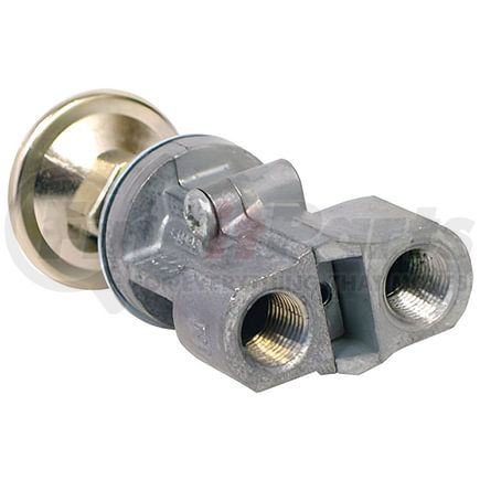 14095 by TECTRAN - Air Brake Compressor Valve Seat - Double End Ported, (2) 1/8 in. Port, with Removable Knob