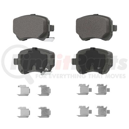 QC1326 by WAGNER - Wagner Brake ThermoQuiet QC1326 Ceramic Disc Brake Pad Set