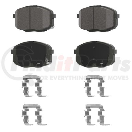 QC1397 by WAGNER - Wagner Brake ThermoQuiet QC1397 Ceramic Disc Brake Pad Set