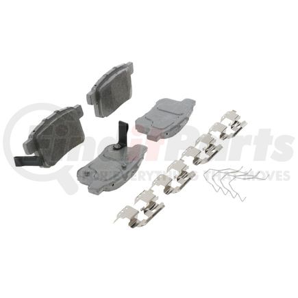 QC1451 by WAGNER - Wagner Brake ThermoQuiet QC1451 Ceramic Disc Brake Pad Set