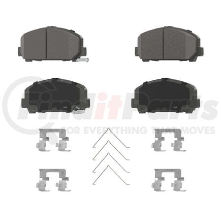 QC1509 by WAGNER - Wagner Brake ThermoQuiet QC1509 Ceramic Disc Brake Pad Set