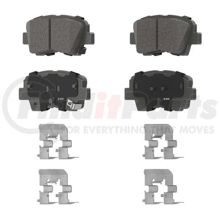 QC1594 by WAGNER - Wagner Brake ThermoQuiet QC1594 Ceramic Disc Brake Pad Set