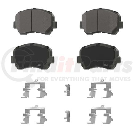 QC1623 by WAGNER - Wagner Brake ThermoQuiet QC1623 Ceramic Disc Brake Pad Set