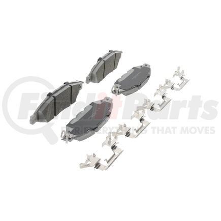 QC1649 by WAGNER - Wagner Brake ThermoQuiet QC1649 Ceramic Disc Brake Pad Set