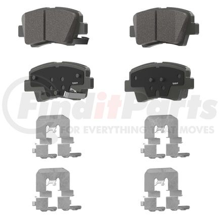 QC1812 by WAGNER - Wagner Brake ThermoQuiet QC1812 Ceramic Disc Brake Pad Set