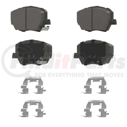 QC1811 by WAGNER - Wagner Brake ThermoQuiet QC1811 Ceramic Disc Brake Pad Set