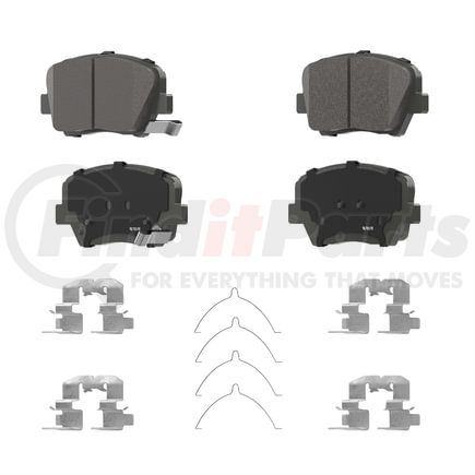 QC1815 by WAGNER - Wagner Brake ThermoQuiet QC1815 Ceramic Disc Brake Pad Set