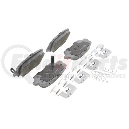 QC1916 by WAGNER - Wagner Brake ThermoQuiet QC1916 Ceramic Disc Brake Pad Set