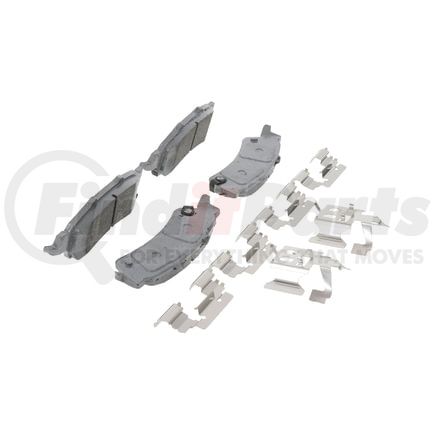 QC792A by WAGNER - Wagner Brake ThermoQuiet QC792A Ceramic Disc Brake Pad Set