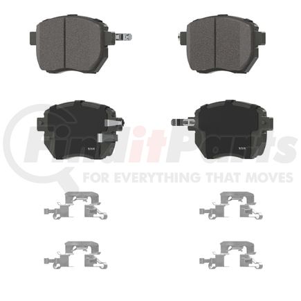 QC969 by WAGNER - Wagner Brake ThermoQuiet QC969 Ceramic Disc Brake Pad Set