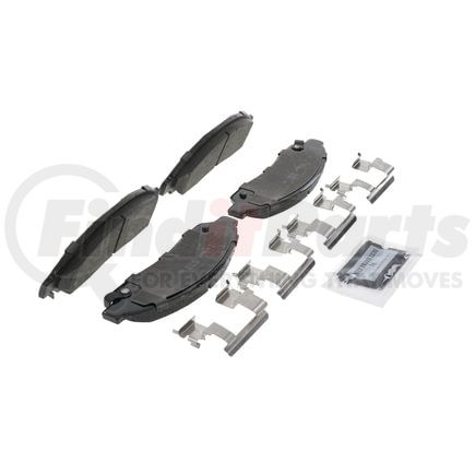 ZD1039 by WAGNER - QuickStop Ceramic Disc Brake Pad Set