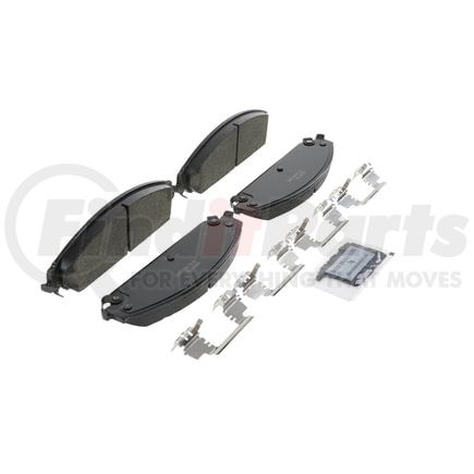 ZD1058 by WAGNER - QuickStop Ceramic Disc Brake Pad Set