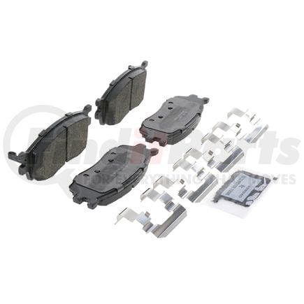 ZD1156 by WAGNER - QuickStop Ceramic Disc Brake Pad Set