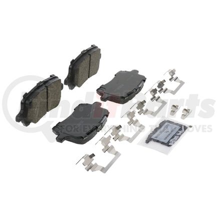 ZD1160 by WAGNER - QuickStop Ceramic Disc Brake Pad Set