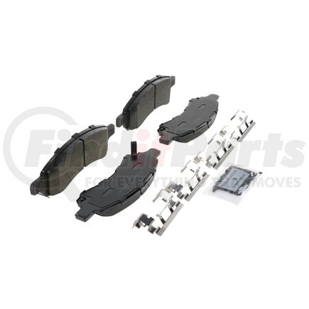 ZD1169 by WAGNER - QuickStop Ceramic Disc Brake Pad Set