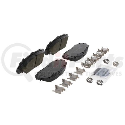 ZD1184 by WAGNER - QuickStop Ceramic Disc Brake Pad Set